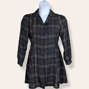 Grace & Chili Long Sleeve Plaid Dress